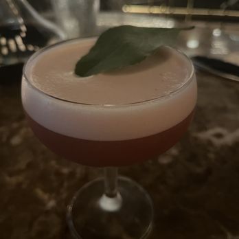 Wren & Wolf - THE ONE FROM IG bayleaf infused añejo tequila, blood orange, pomegranate, lime, orange bitters, egg white - Cocktail Bars Near Me - Phoenix, Arizona Wren & Wolf - THE ONE FROM IG bayleaf infused añejo tequila, blood orange, pomegranate, lime, orange bitters, egg white - Cocktail Bars Near Me - Phoenix, Arizona
