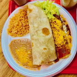 Chabelitas Mexican Grill 3 - Combo - Beef Burrito with  Cheese Enchilada