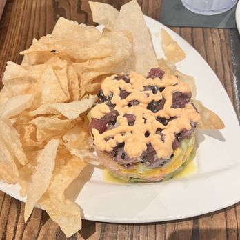 Local Goat - Ahi Tuna* - New American Near Me - Pigeon Forge, Tennessee