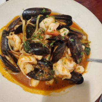 That's Amore Restaurant - Zuppa De Peche  Abundance of seafood, sauce was full of flavor! - Italian Near Me - Rockville, Maryland