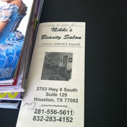 Nikki's Beauty Salon - Price brochure