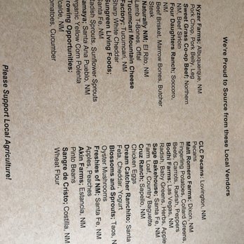 Radish & Rye - From these farms - New American Near Me - Santa Fe, New Mexico