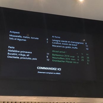 Il Miglio - Menu changes weekly - Italian Near Me - Montreal, Quebec