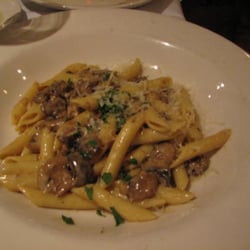 Marcello Ristorante - Penne fegatini (chicken liver, mushroom, and light cream)