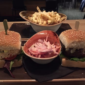 Paleet - Lobster slider on the left. Truffle cheese on the right & served with coleslaw. Posh chips above. Highly recommend the chips! - Shopping Centers Near Me - Oslo, 03 Paleet - Lobster slider on the left. Truffle cheese on the right & served with coleslaw. Posh chips above. Highly recommend the chips! - Shopping Centers Near Me - Oslo, 03
