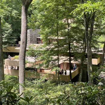 Fallingwater - Looking down - Landmarks & Historical Buildings Near Me - Mill Run, Pennsylvania