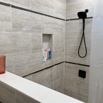 ISE Construction - New tile shower - General Contractors Near Me ISE Construction - New tile shower - General Contractors Near Me