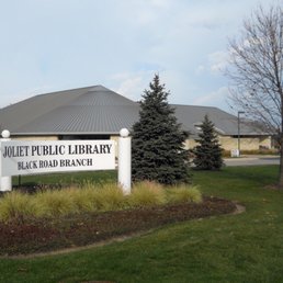 Exterior outside entrance of Joliet Public Library - Black Road Branch, 3395 Black Rd, Joliet, IL 60431 - Joliet, Illinois Exterior outside entrance of Joliet Public Library - Black Road Branch, 3395 Black Rd, Joliet, IL 60431 - Joliet, Illinois