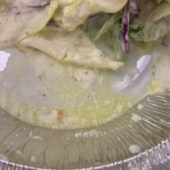 Rays Italian Bistro - Weird green juice from the salad - Italian Near Me - Midland, Texas