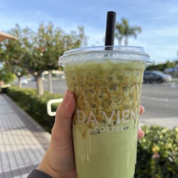Da Vien Coffee - Caramel Matcha Latte - Desserts Near Me - Westminster, California Da Vien Coffee - Caramel Matcha Latte - Desserts Near Me - Westminster, California