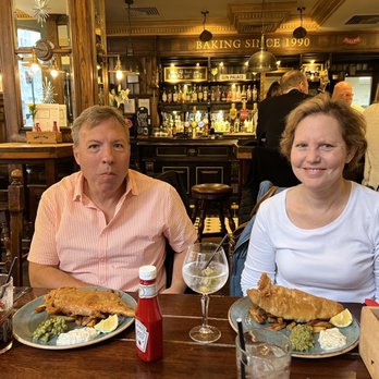 The Sanctuary House - Fish and chips with peas - Sandwiches Near Me - London, XGL