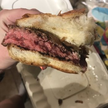 7th & Carson - Burger was raw af. If I was at the restaurant I would have sent it back - but unfortunately it was a Postmates order. - New American Near Me - Las Vegas, Nevada 7th & Carson - Burger was raw af. If I was at the restaurant I would have sent it back - but unfortunately it was a Postmates order. - New American Near Me - Las Vegas, Nevada