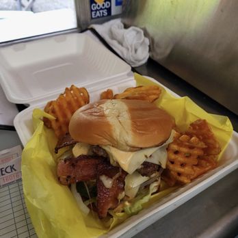 S.S. Bertram Land and Sea - Burger and waffle fries - Food Trucks Near Me S.S. Bertram Land and Sea - Burger and waffle fries - Food Trucks Near Me