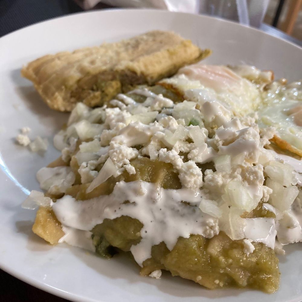 a plate of food