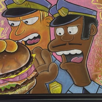 Stanton's City Bites - Really cute artwork at the front. - Burgers Near Me - Houston, Texas