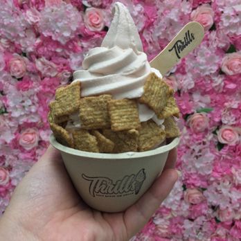 Thrills Soft Serve - Strawberry shortcake - Ice Cream & Frozen Yogurt Near Me - Honolulu, Hawaii Thrills Soft Serve - Strawberry shortcake - Ice Cream & Frozen Yogurt Near Me - Honolulu, Hawaii