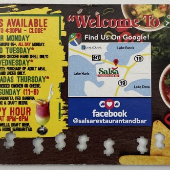 Salsa Restaurant And Bar - the menu - Bars Near Me - Tavares, Florida Salsa Restaurant And Bar - the menu - Bars Near Me - Tavares, Florida