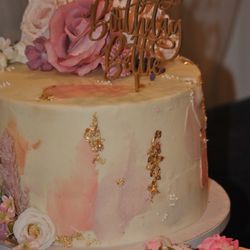 Cherry's Baking Company - Lemon cake with raspberry filling and cream cheese frosting