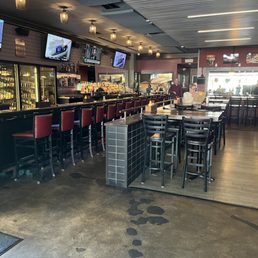The bar area