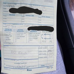 R & D Auto & Truck Salvage - Receipt! All the made up fees. Their storage is a junk yard that looks like a set from the walking dead.