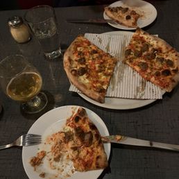Meatball ricotta pizza Meatball ricotta pizza