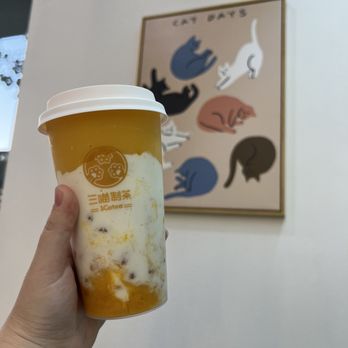 3Cat Handcrafted Beverage - mango sweet dew - Bubble Tea Near Me - San Gabriel, California
