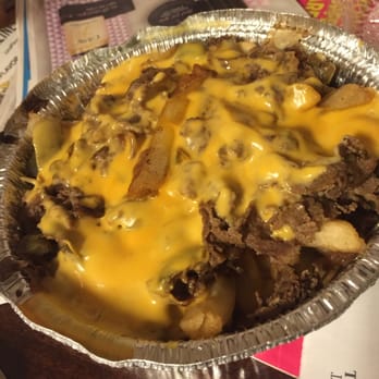 Highland Pizza - Philly cheesesteak fries. Lots of steak and cheese! - Pizza Near Me - Highland Park, New Jersey Highland Pizza - Philly cheesesteak fries. Lots of steak and cheese! - Pizza Near Me - Highland Park, New Jersey