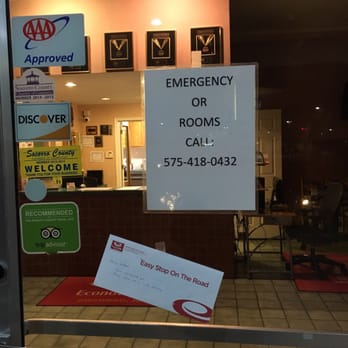 Econo Lodge Inn & Suites - Clearly he wasn't planning on coming back until morning. - Hotels Near Me - Socorro, New Mexico