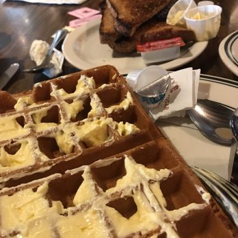 Mimi's Cafe - Over cooked cold waffles, burnt toast server was nice but the service is SHIT hands down not coming back here! - Breakfast & Brunch Near Me - Downey, California