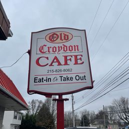 the sign for the restaurant