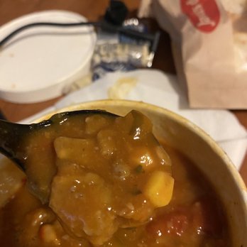 Jason's Deli - Some kind of brown clumpy substance in chicken tortilla soup.... NO CHICKEN AND IT IS AS BAD AS IT LOOKS !!! - Delis Near Me - Baytown, Texas