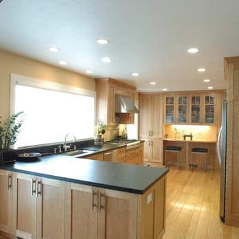 Wac Works - Warm contemporary kitchen in a 1950's home in San Leandro. Some structural work, new door/windows to enlarge kitchen. - Interior Design Near Me Wac Works - Warm contemporary kitchen in a 1950's home in San Leandro. Some structural work, new door/windows to enlarge kitchen. - Interior Design Near Me