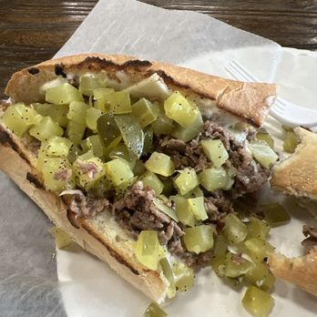 Angelina's Pizza - Steak & cheese extra mayo, extra pickles. Salt/pepper - Pizza Near Me - Quincy, Massachusetts Angelina's Pizza - Steak & cheese extra mayo, extra pickles. Salt/pepper - Pizza Near Me - Quincy, Massachusetts