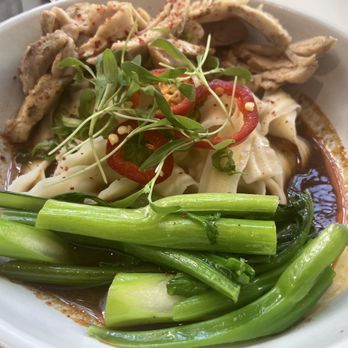 NEP Cafe - Spicy noodles with chicken - Breakfast & Brunch Near Me - Irvine, California NEP Cafe - Spicy noodles with chicken - Breakfast & Brunch Near Me - Irvine, California
