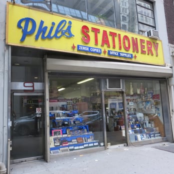 Phil's Stationery - Phil's Stationery storefront - Cards & Stationery Near Me - New York, New York Phil's Stationery - Phil's Stationery storefront - Cards & Stationery Near Me - New York, New York
