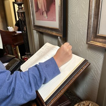 Fortuna’s Restaurant & Banquets - Daughter signing acknowledgements after her Gnocci dinner ! - Italian Near Me - Niagara Falls, New York Fortuna’s Restaurant & Banquets - Daughter signing acknowledgements after her Gnocci dinner ! - Italian Near Me - Niagara Falls, New York