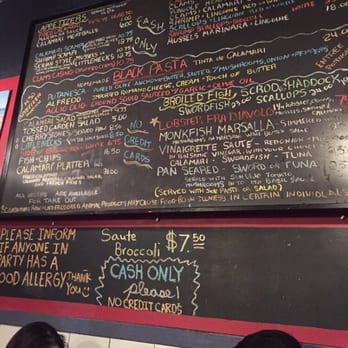 The Daily Catch - This is the menu. The lobster Fra Diavolo is $74 for two - Italian Near Me - Boston, Massachusetts The Daily Catch - This is the menu. The lobster Fra Diavolo is $74 for two - Italian Near Me - Boston, Massachusetts