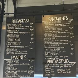 Murphy's Corner Coffee - Menu