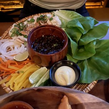 Wusong Road - Lettuce wraps~ chicken was tasty - Tiki Bars Near Me - Cambridge, Massachusetts Wusong Road - Lettuce wraps~ chicken was tasty - Tiki Bars Near Me - Cambridge, Massachusetts
