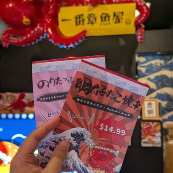 Master Tako - You order by ripping the slips from the wall and handing it over to the cashier - Japanese Near Me - Markham, Ontario