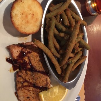 Chat & Choo - Dill rubbed salmon and fried green beans. - Breakfast & Brunch Near Me - Villa Rica, Georgia Chat & Choo - Dill rubbed salmon and fried green beans. - Breakfast & Brunch Near Me - Villa Rica, Georgia