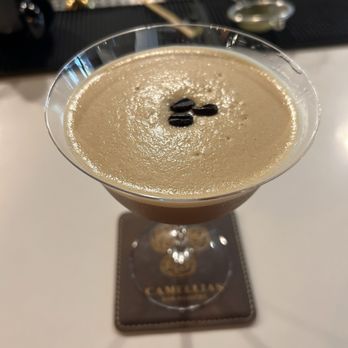 Camellias Bar & Roastery - Hazelnut espresso martini - Coffee & Tea Near Me - Charlottesville, Virginia