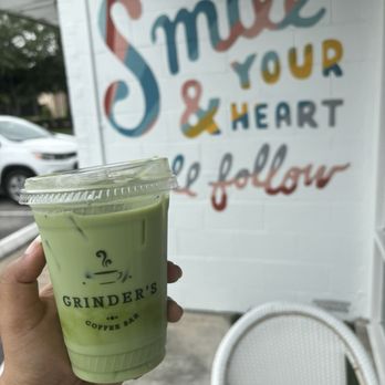 Grinder’s Coffee Bar - Matcha Latte - Coffee & Tea Near Me - Houston, Texas Grinder’s Coffee Bar - Matcha Latte - Coffee & Tea Near Me - Houston, Texas