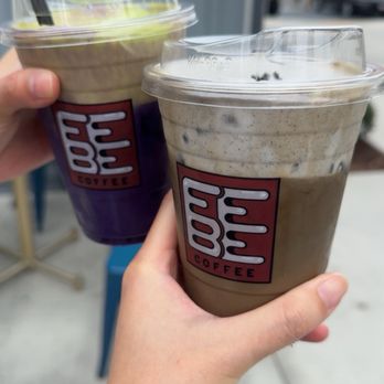 Febe Coffee - Island ube and black sesame hojicha - Coffee & Tea Near Me - Irvine, California