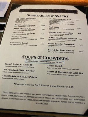 Menu photo 8 The Millers Tavern Methuen, MA Menu photo 8 The Millers Tavern Methuen, MA