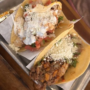 Mexican Cactus Taco Bar - Fish taco and Picadillo taco - Tacos Near Me - Allen, Texas Mexican Cactus Taco Bar - Fish taco and Picadillo taco - Tacos Near Me - Allen, Texas