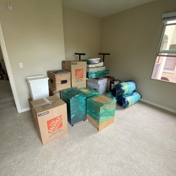 Titan Relocation Services - Packed boxes - Movers Near Me - Whittier, California