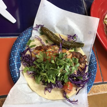 Tacos San Pedro - Taco Baja (fried cod under all that pickled gloriousness!) - Mexican Near Me - Oklahoma City, Oklahoma Tacos San Pedro - Taco Baja (fried cod under all that pickled gloriousness!) - Mexican Near Me - Oklahoma City, Oklahoma