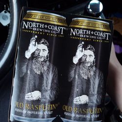 Beverage Baron & Redemption - 4 pack of Old Rasputin cans