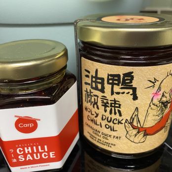 The Federal Store - Very good chili oil! Carp chili oil $9.95. Holy Duck chili oil $20. January 2024 - Grocery Near Me - Vancouver, British Columbia